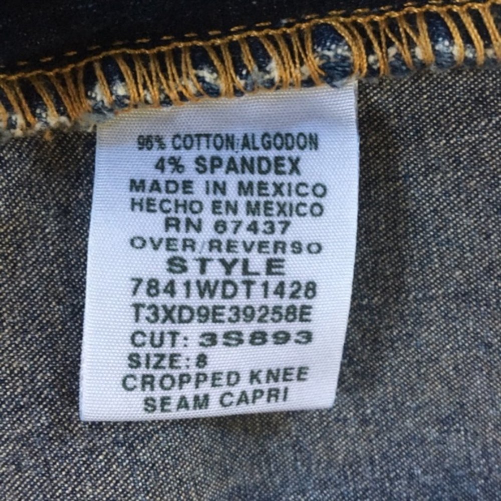 Polo Ralph Lauren Jeans Size 8 Crop - Picture 5 of 6